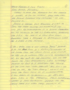 Santilli Letter 1