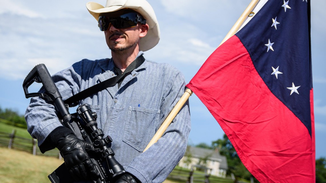 july 1 2017militia groups assemble at gettysburg antifa doesn&